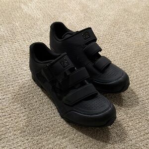 Bontrager Black Cycling Shoes with Velcro